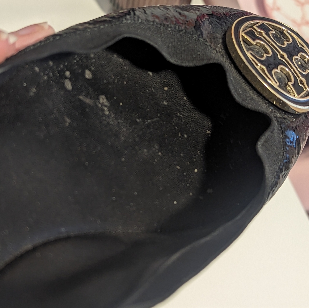 Tory Burch Caroline Patent Leather Ballet Flats - Picture 7 of 12